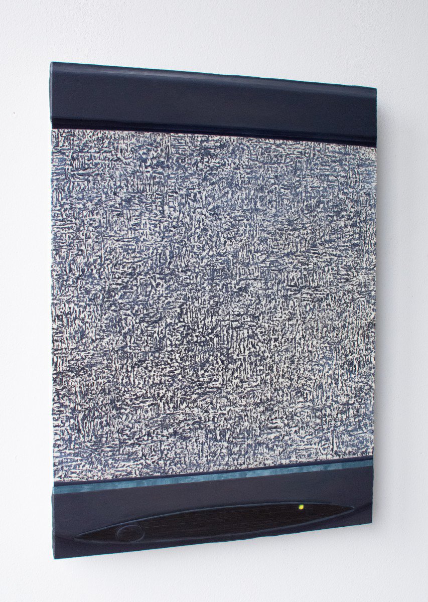 Kanaal 2 - 2025 - 40 x 30 cm - oil and acrylic on panel