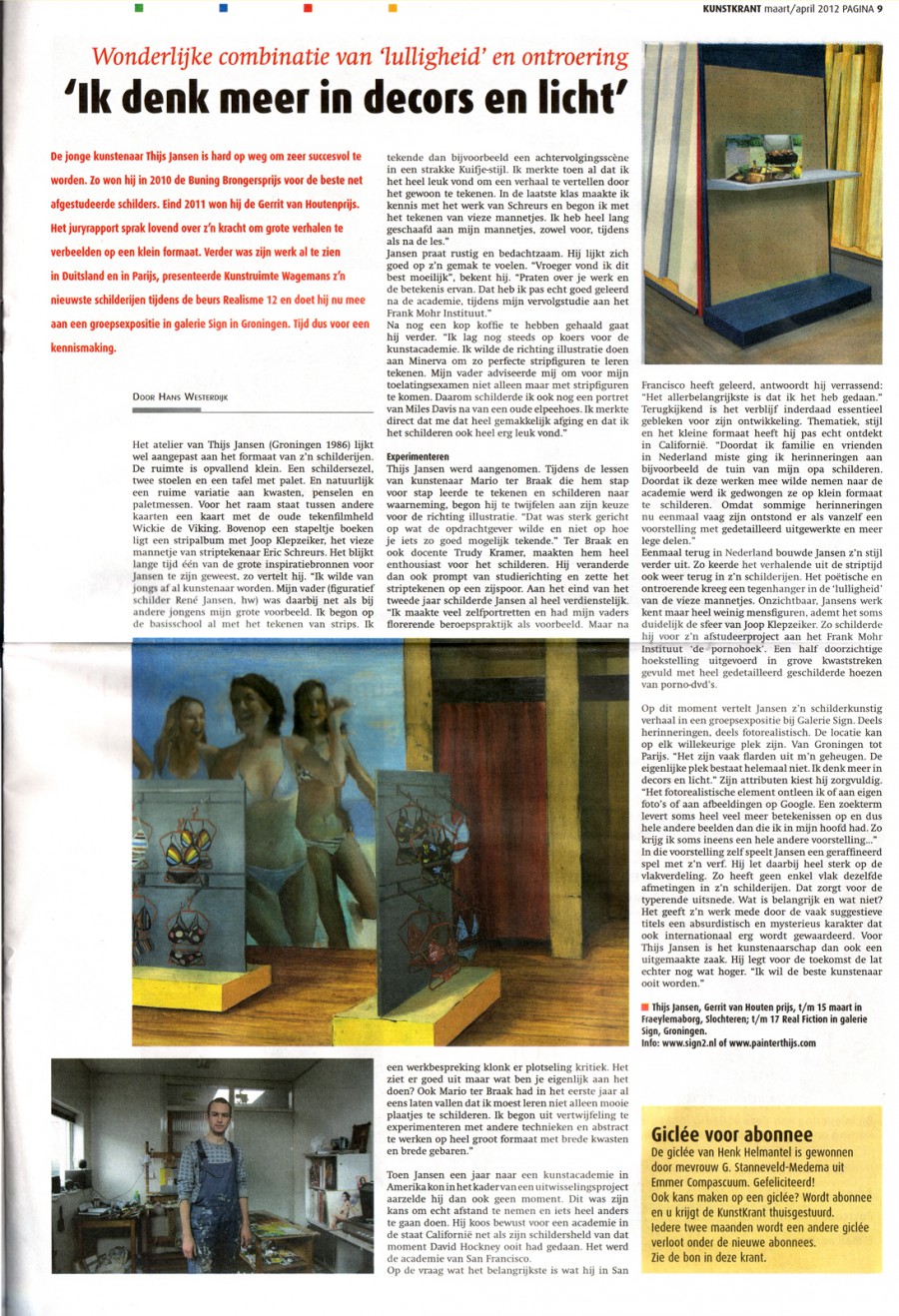 Article Kunstkrant 2011