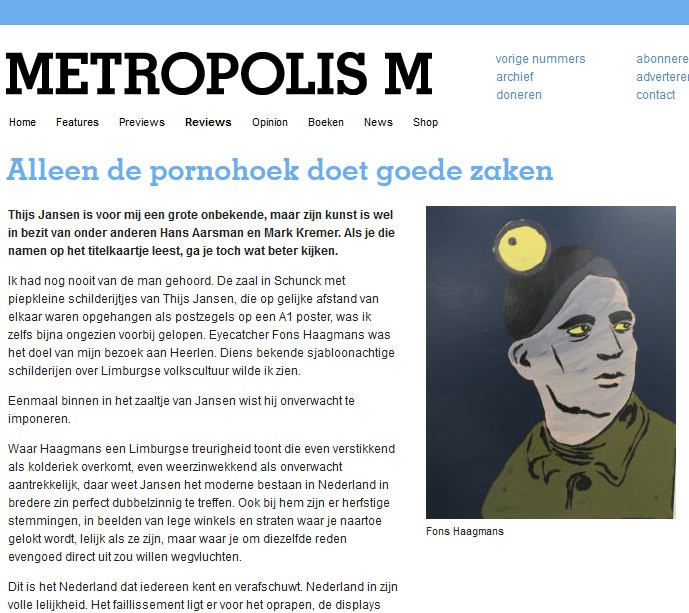 Review on Metropolis M about 'Alle 13 goed'